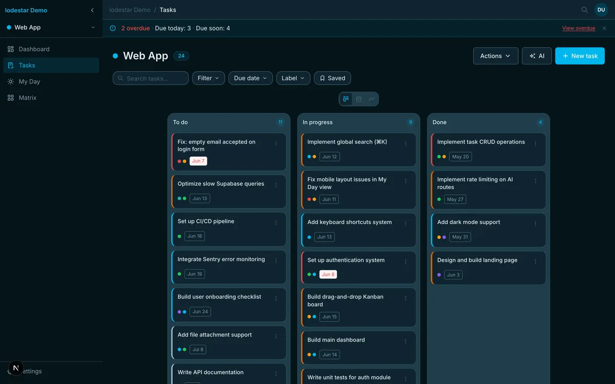 Lodestar - Task Management